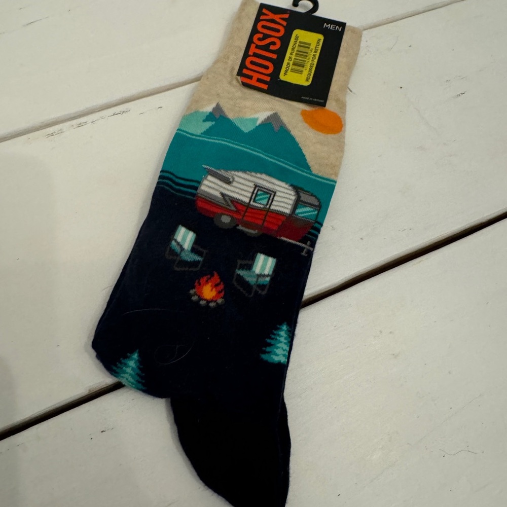 Hotsox Fun camping themed socks